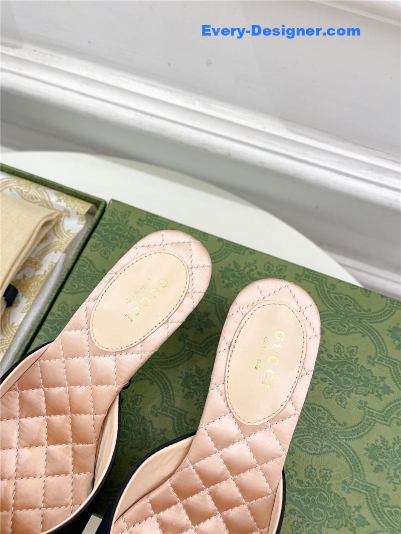 Gvc*1 new crystal horsebit mules