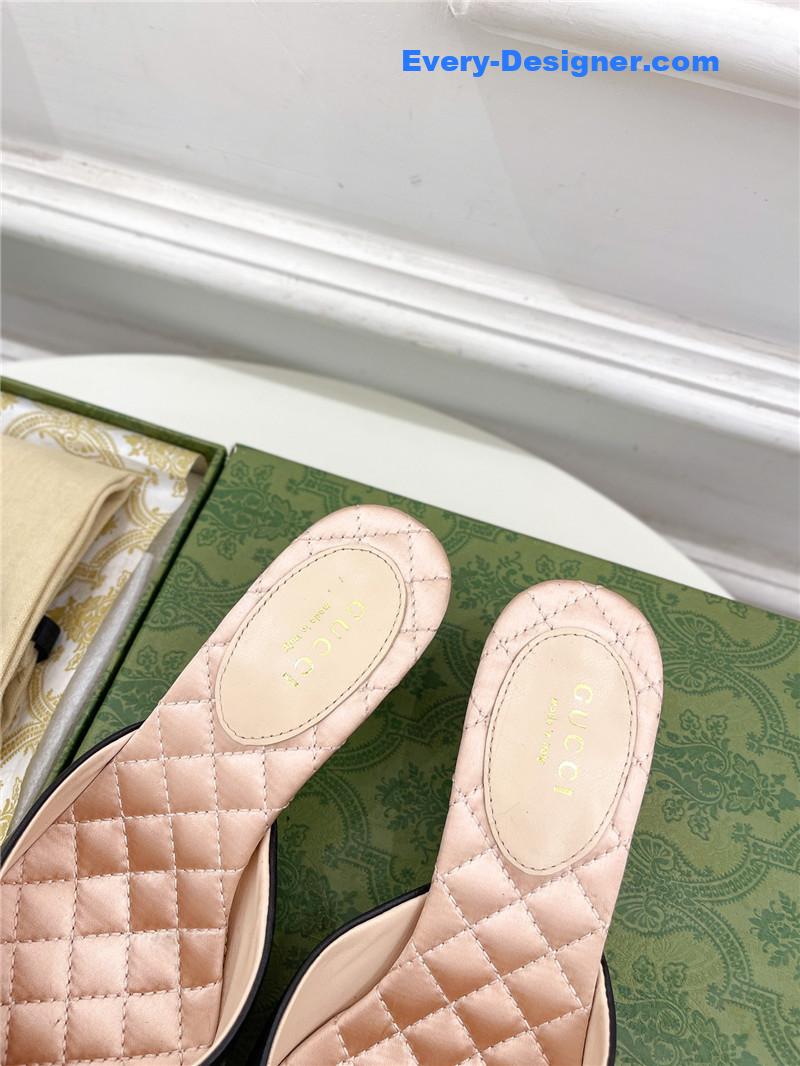 Gvc*1 new crystal horsebit mules