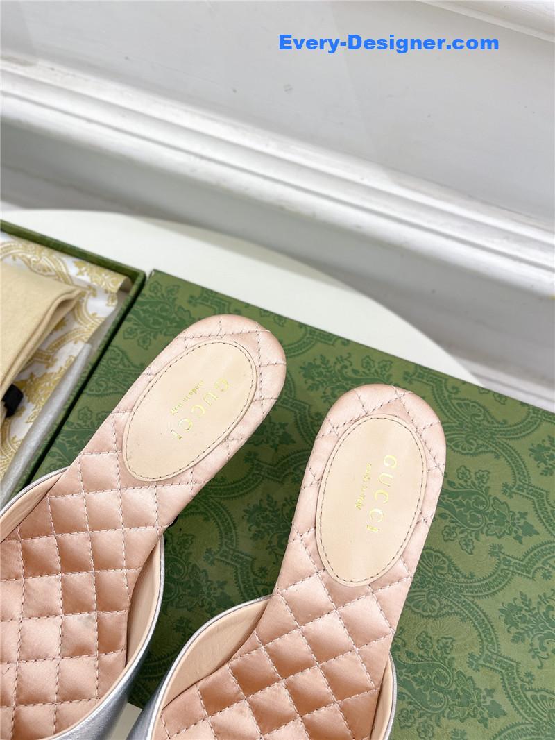 Gvc*1 new crystal horsebit mules