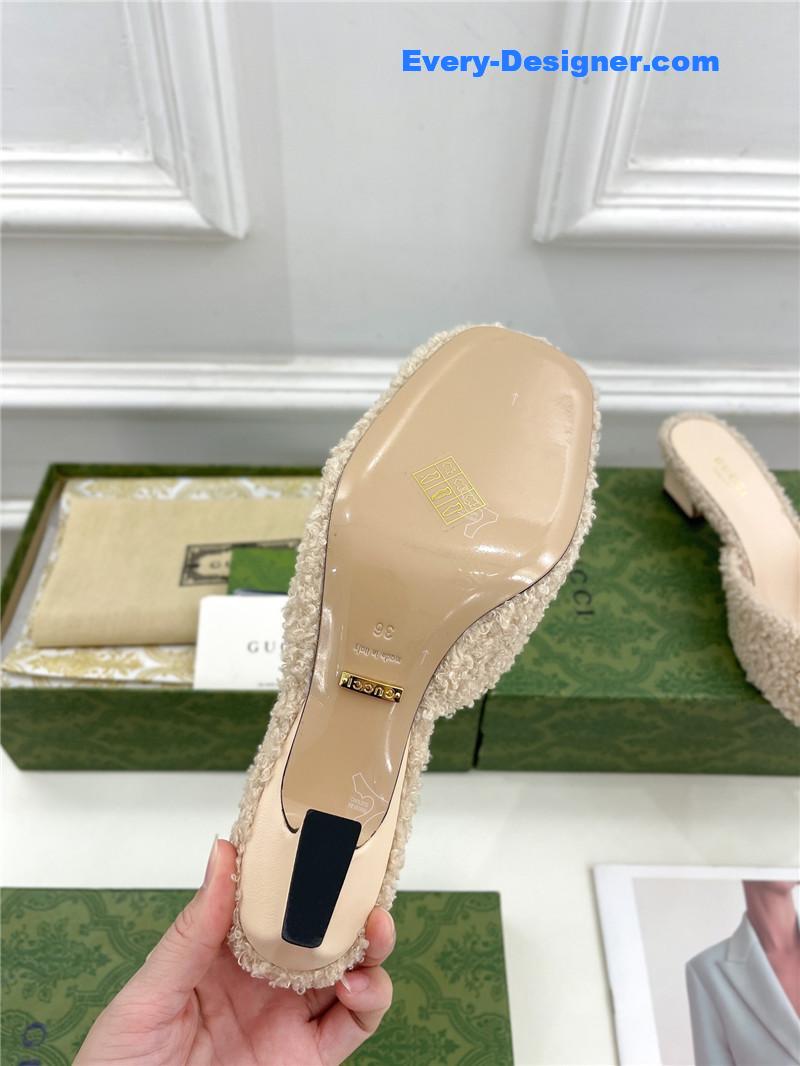 Gvc*1 new crystal horsebit mules