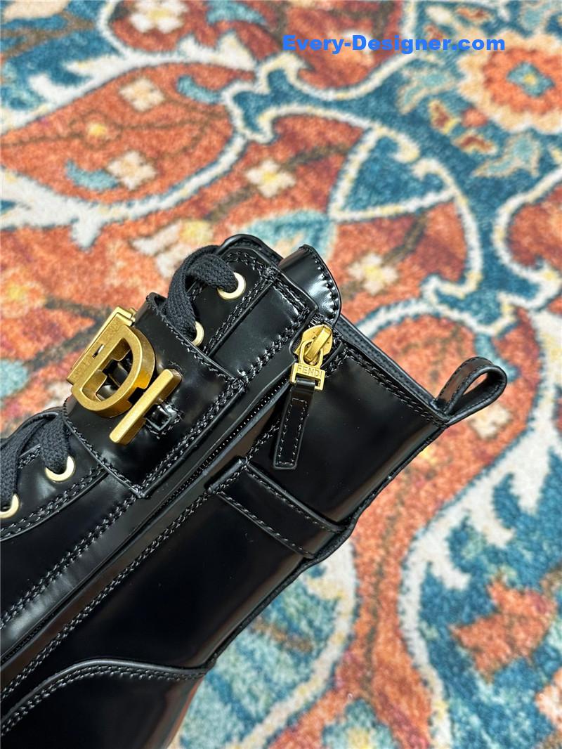 F**di new presbyopia lace-up martin boots