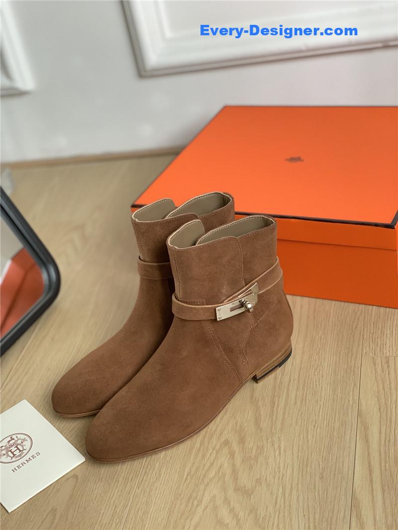 Hermes classic Kelly buckle boots