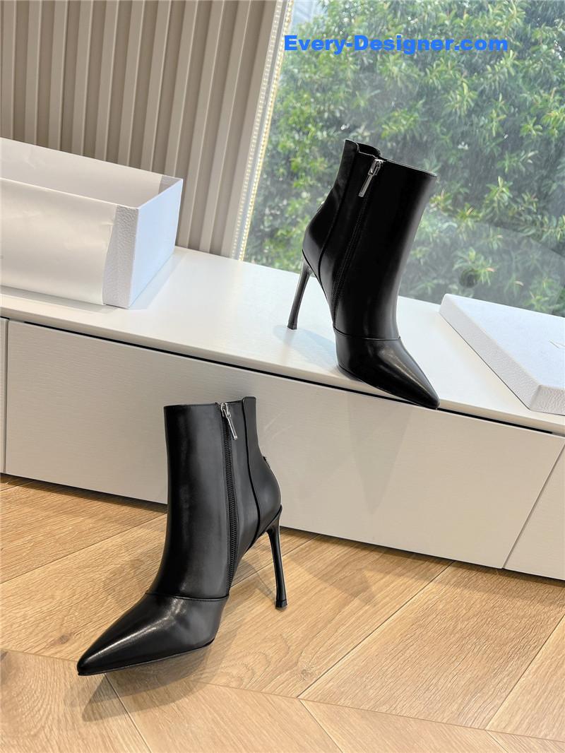 D10r sexy high heel chelsea pointed toe boots