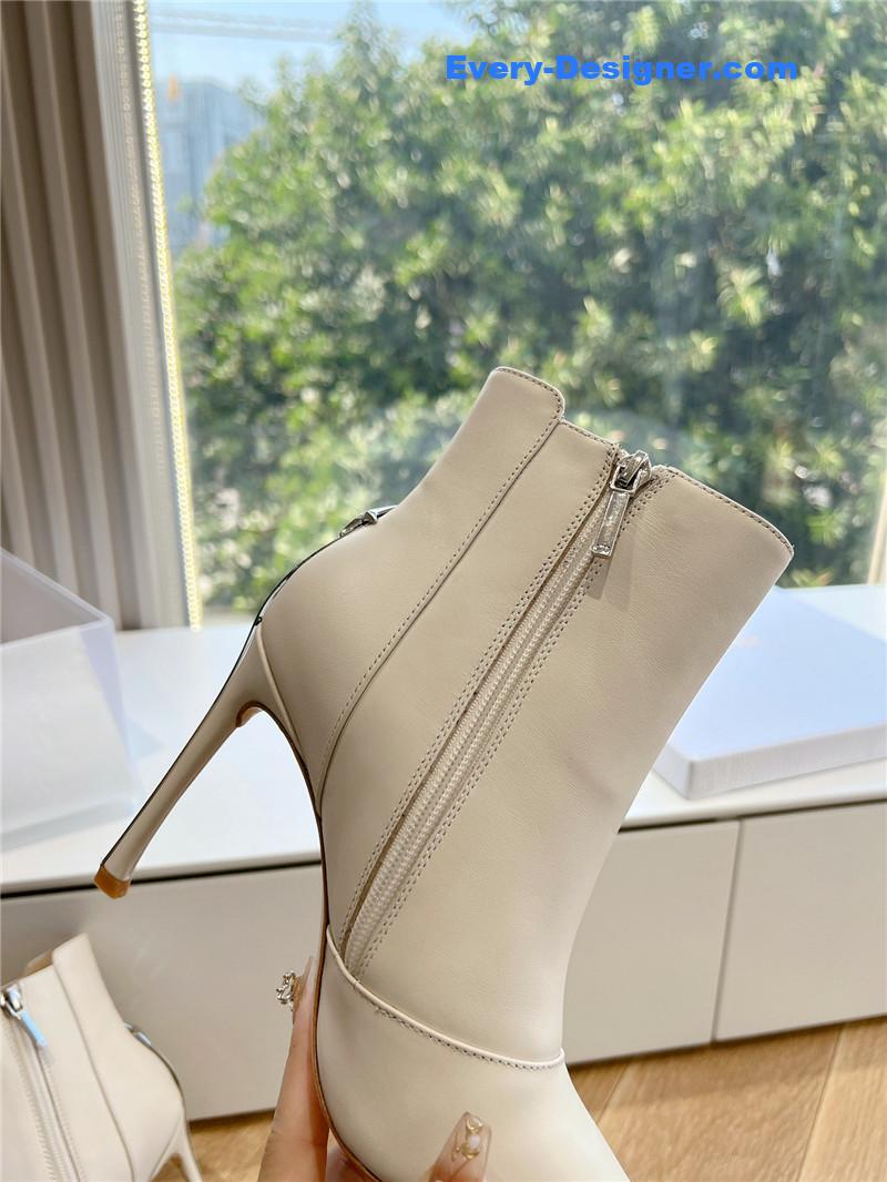 D10r sexy high heel chelsea pointed toe boots