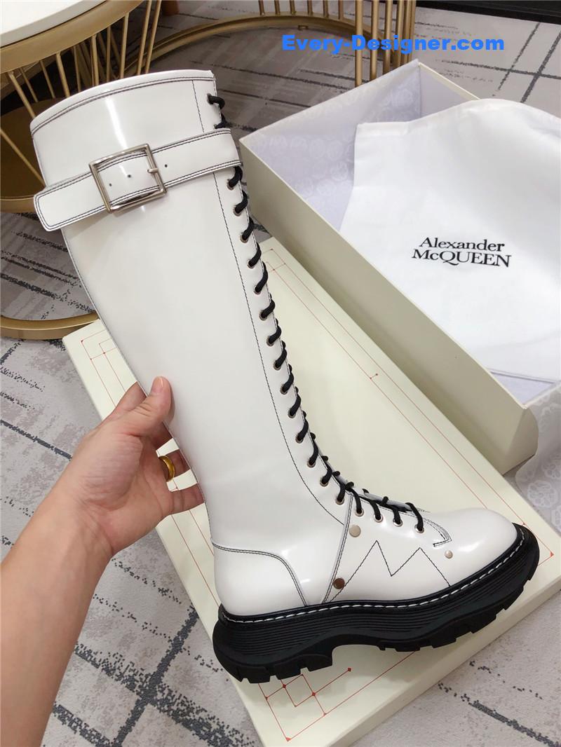 a1exa*der Mcqv*en new lace-up boots