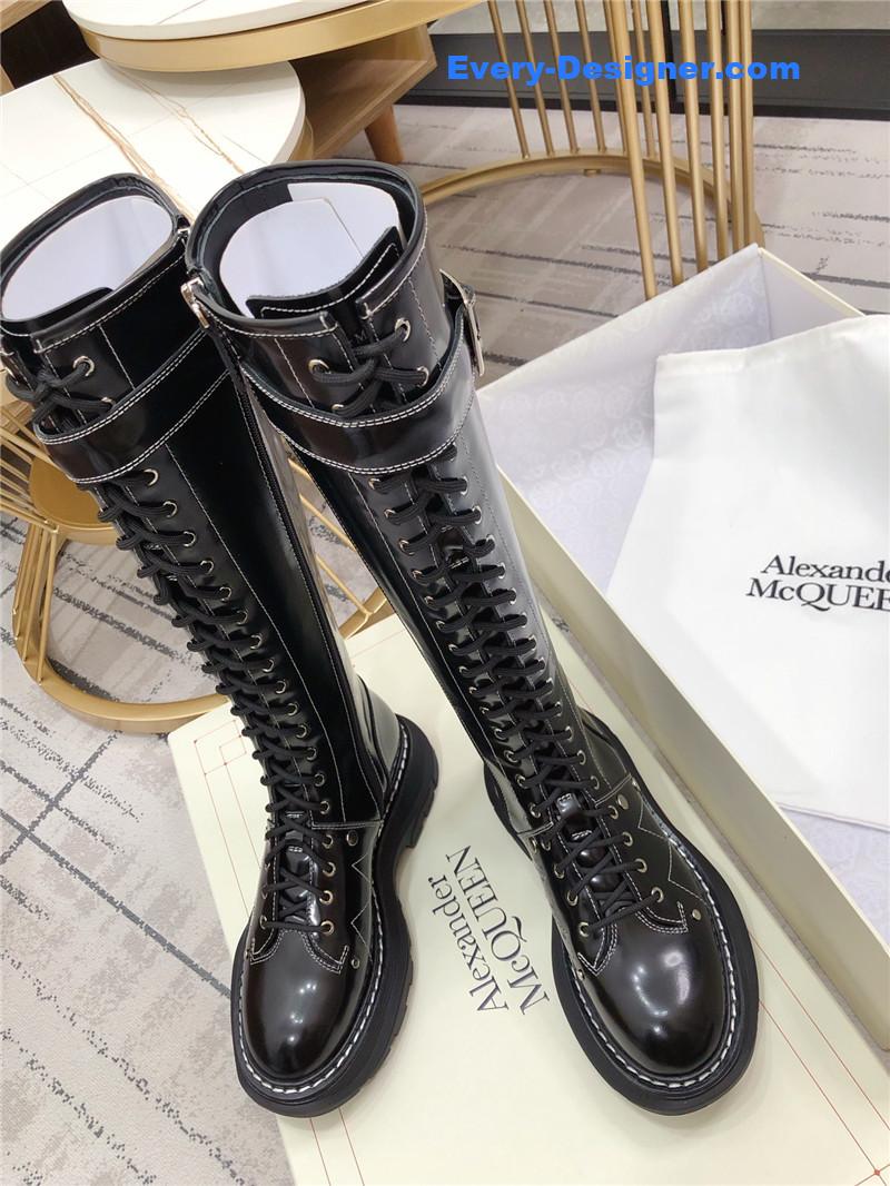 a1exa*der Mcqv*en new lace-up boots