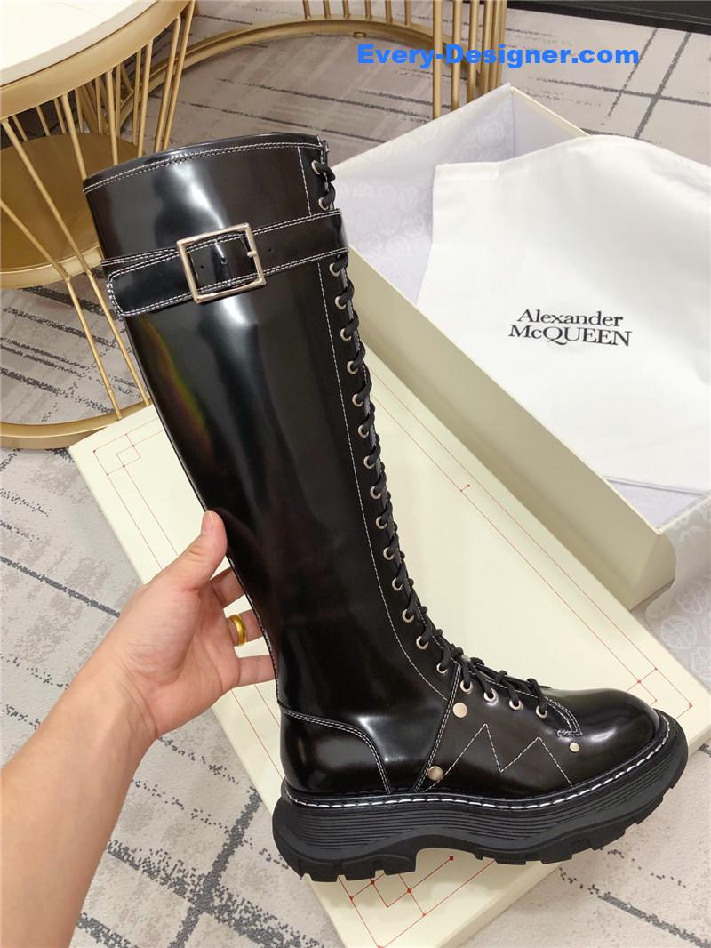 a1exa*der Mcqv*en new lace-up boots