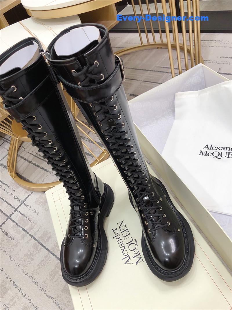 a1exa*der Mcqv*en new lace-up boots