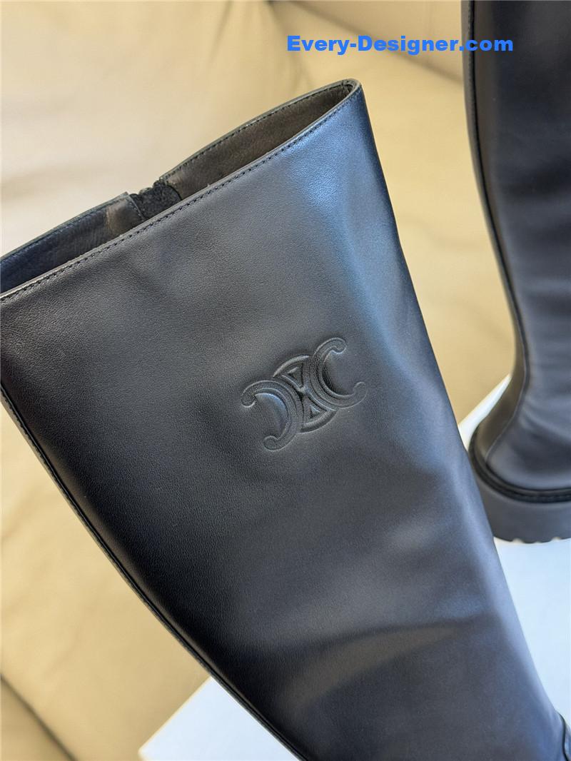 Ce1i*e autumn and winter thick sole knee boots