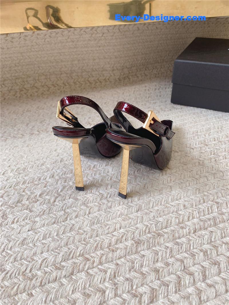 Y51 catwalk style small square toe high heel sandals