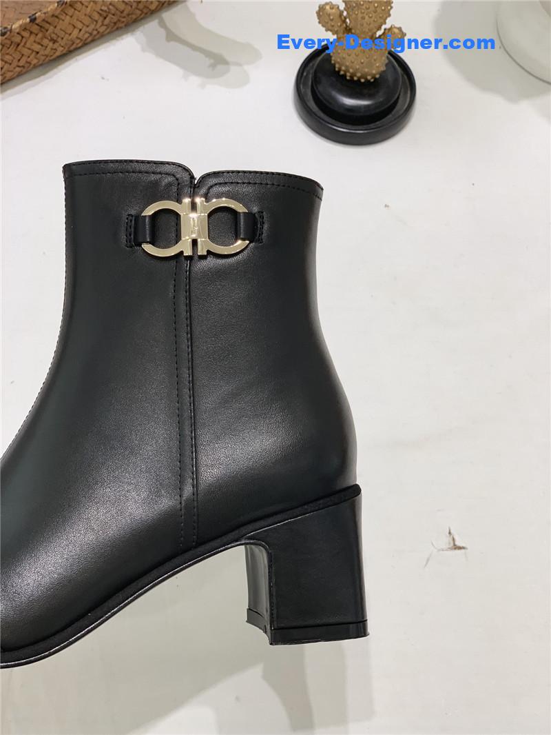 Salvatore Ferragamo block heel boots