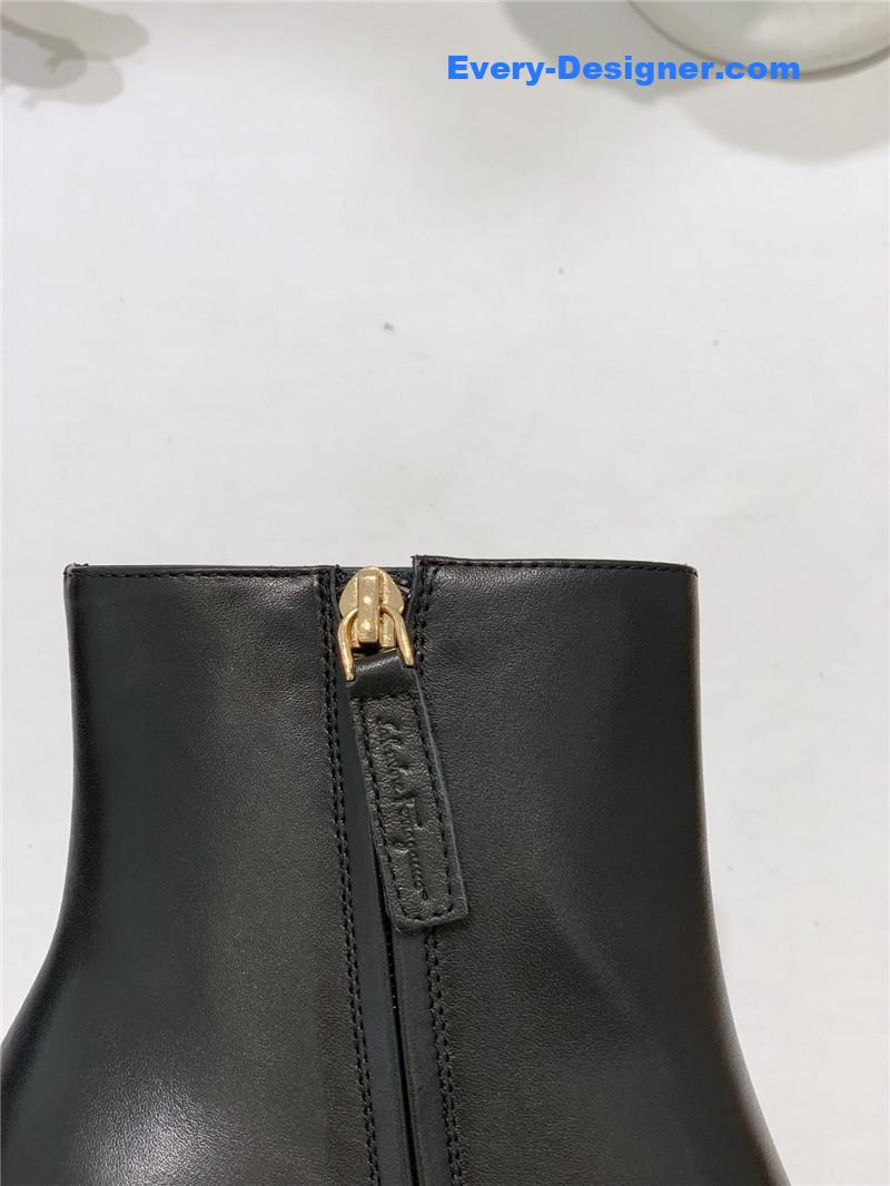 Salvatore Ferragamo block heel boots