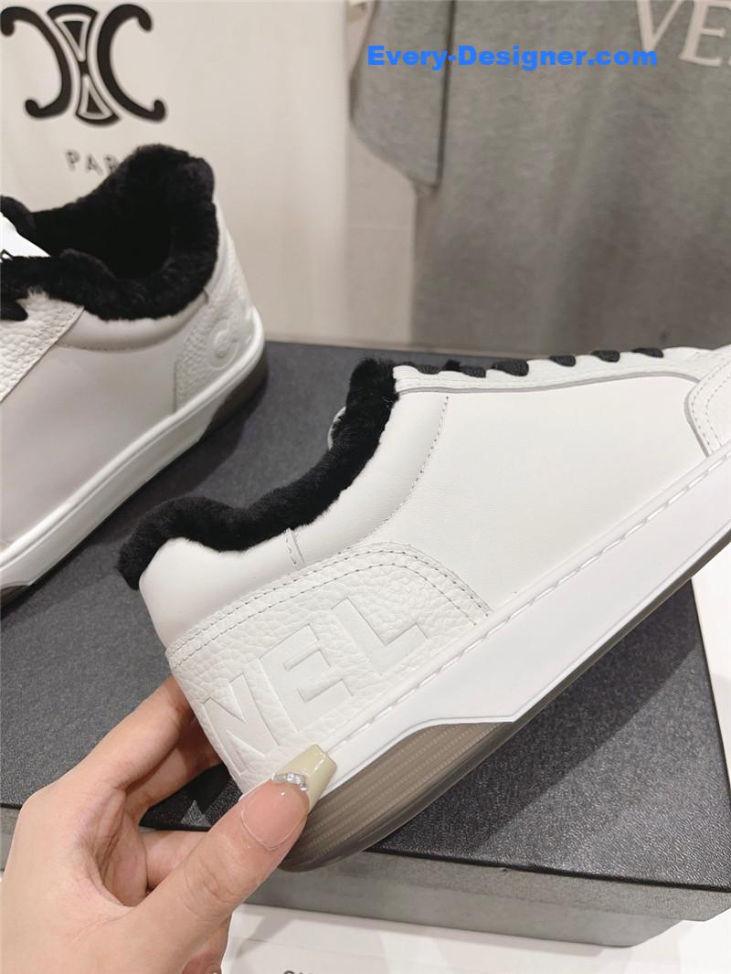 Ch**el panda colorblock thick-soled biscuit shoes