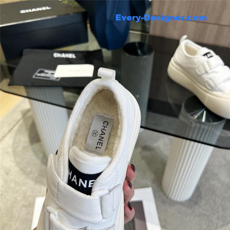 Ch**el new low top thick lace bread shoes