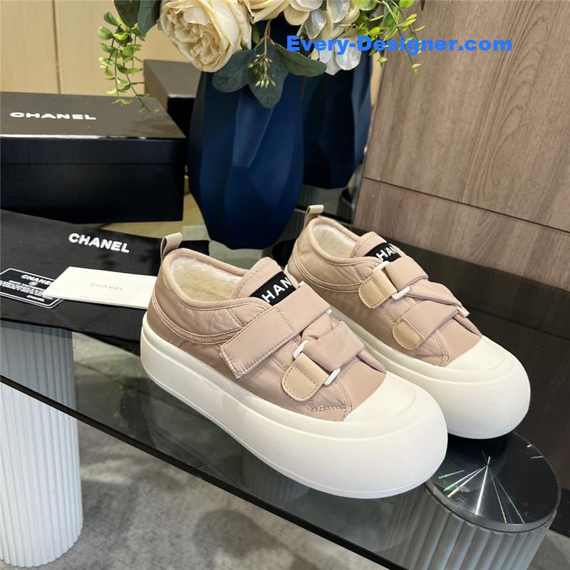 Ch**el new low top thick lace bread shoes