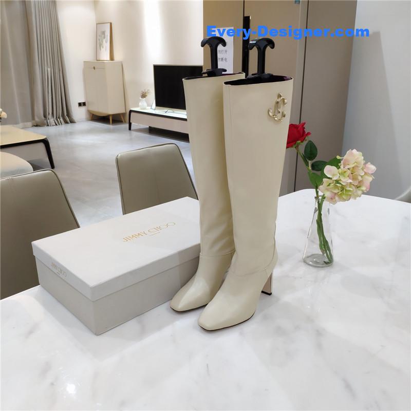 J1m*y Ch00 mahesa 100 leather knee-high boots