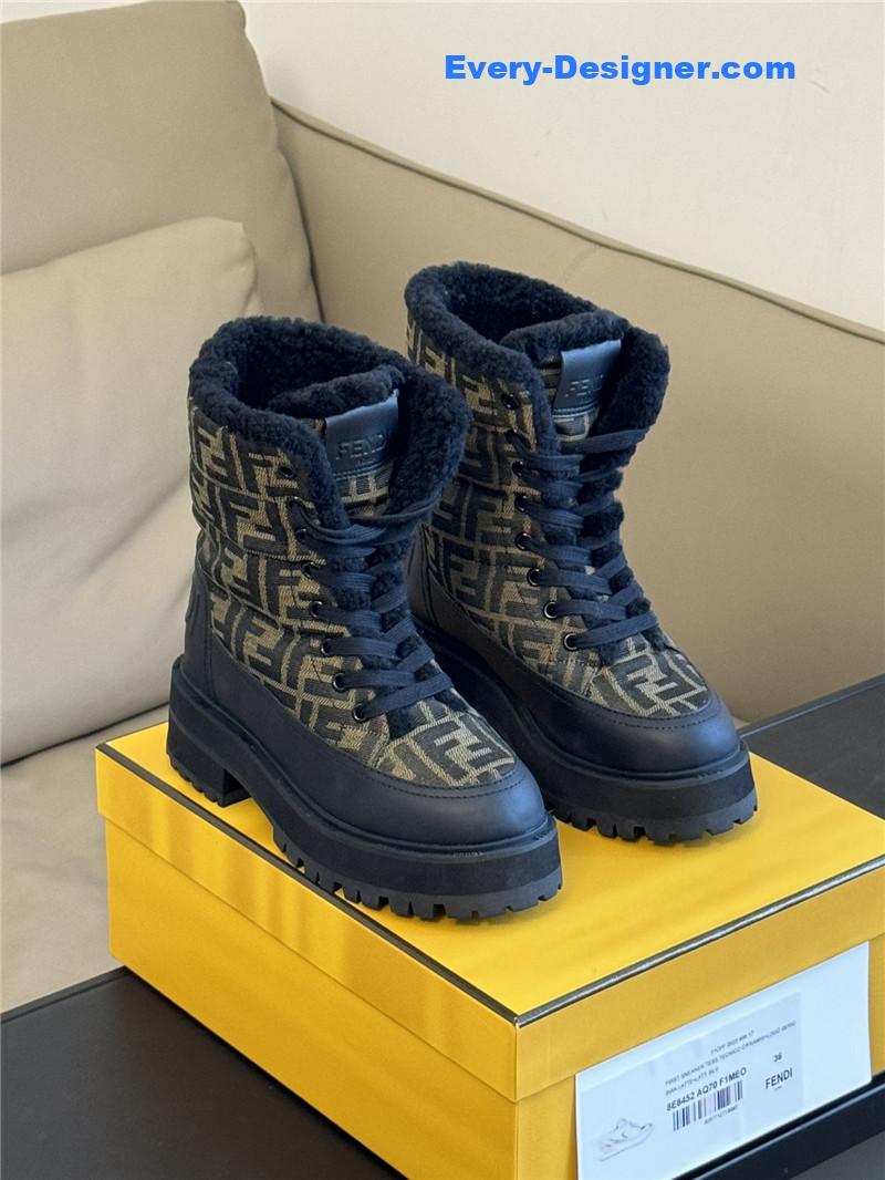 F**di signature biker ff snow boots