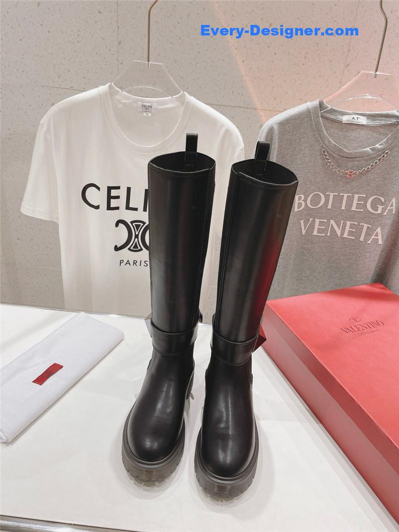 Va1e*ntin0 platform knee high boots