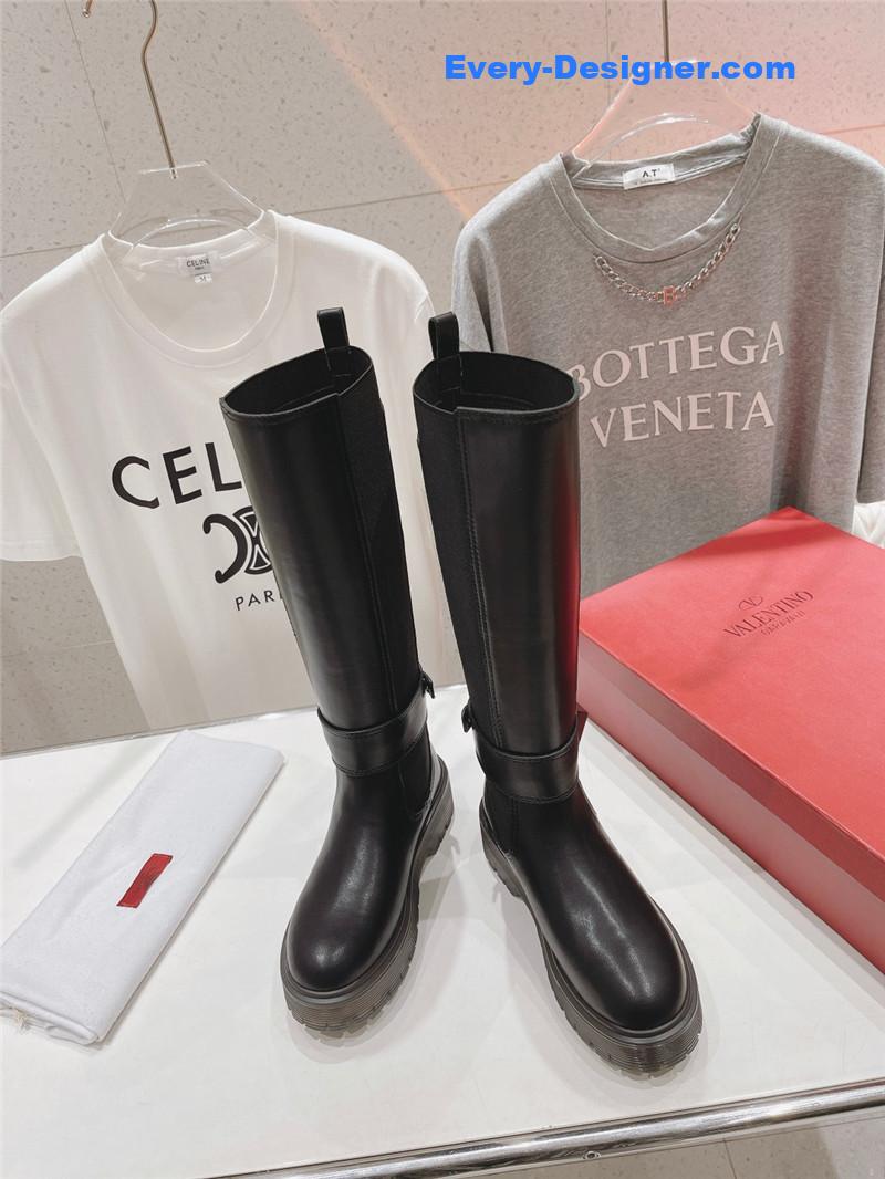 Va1e*ntin0 platform knee high boots