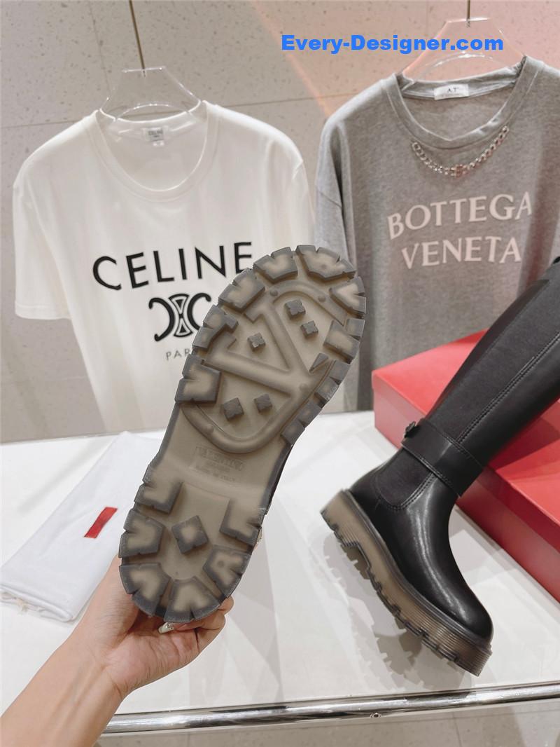 Va1e*ntin0 platform knee high boots