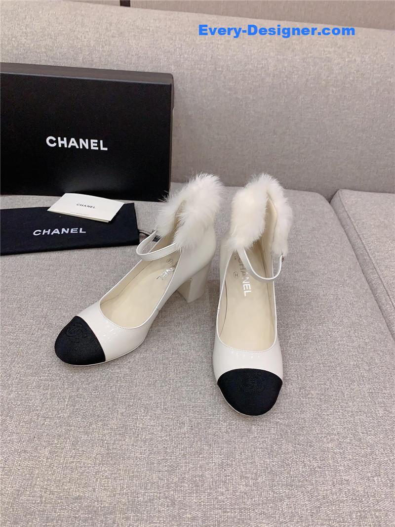 Ch**el new furry high heels