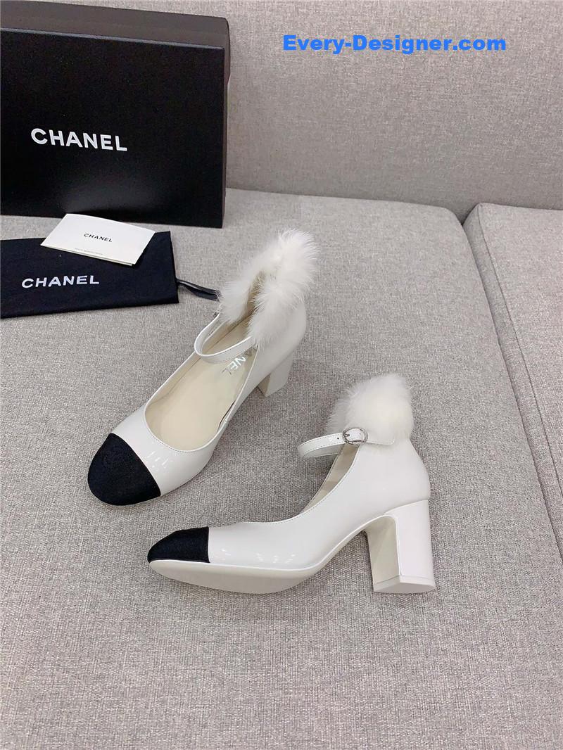 Ch**el new furry high heels