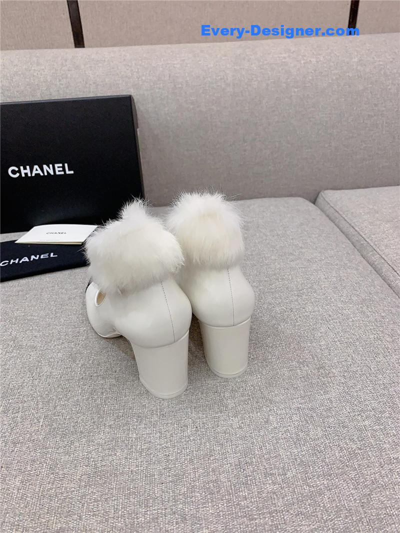 Ch**el new furry high heels