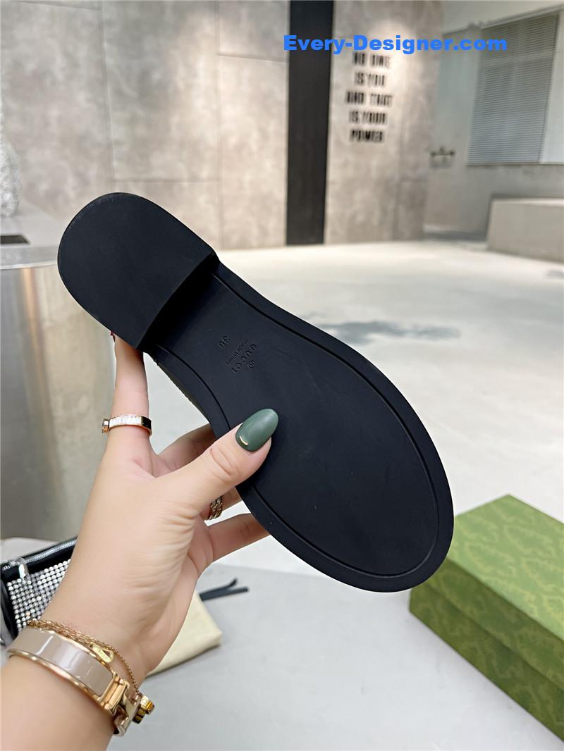 Gucci GG Monogram Leather Boots