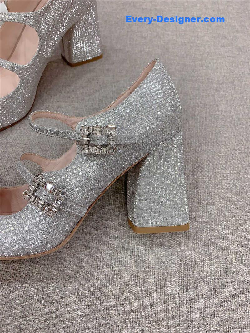 Roger vivor new high heel Mary Jane shoes