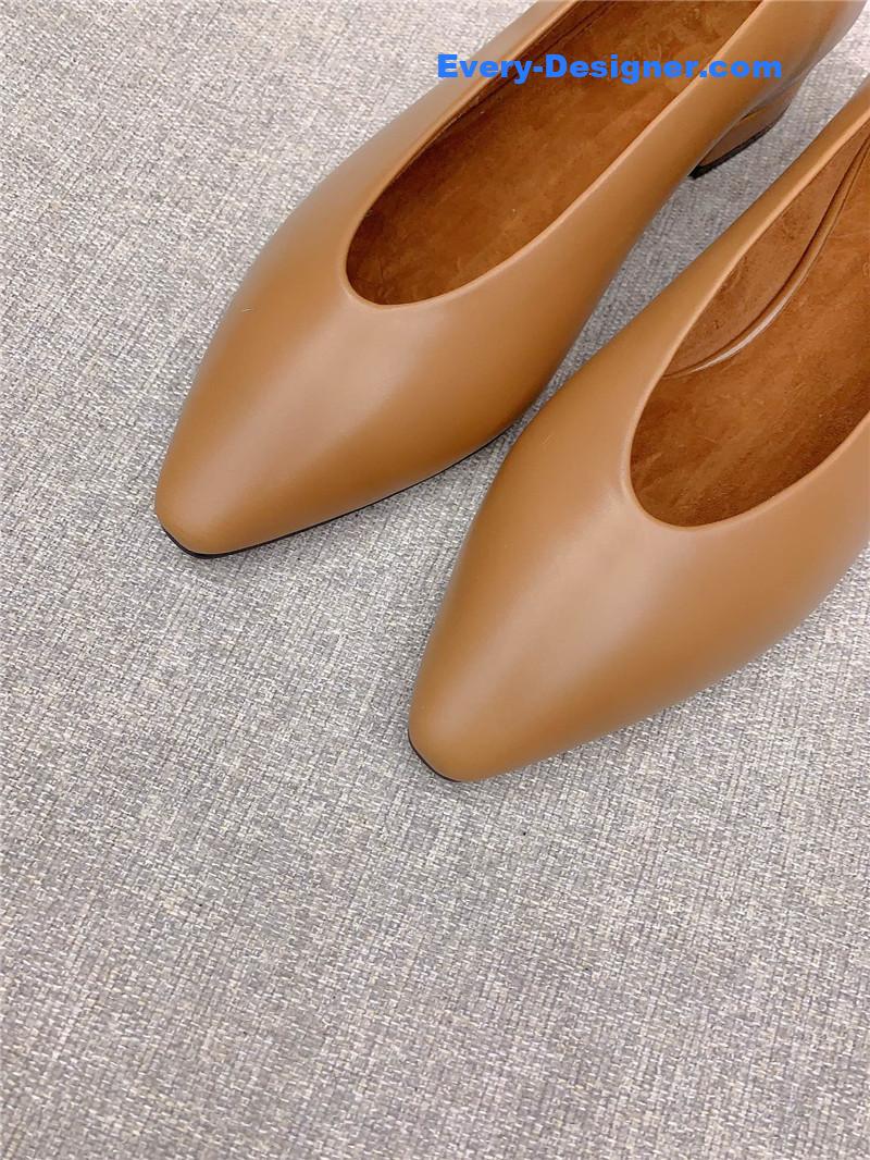 L0r0 P1ana new pointed toe witch flat shoes