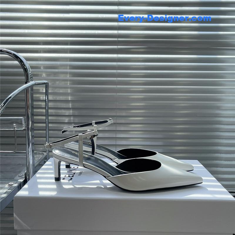 Ce1i*e new arc de triomphe pointed toe cat heel sandals