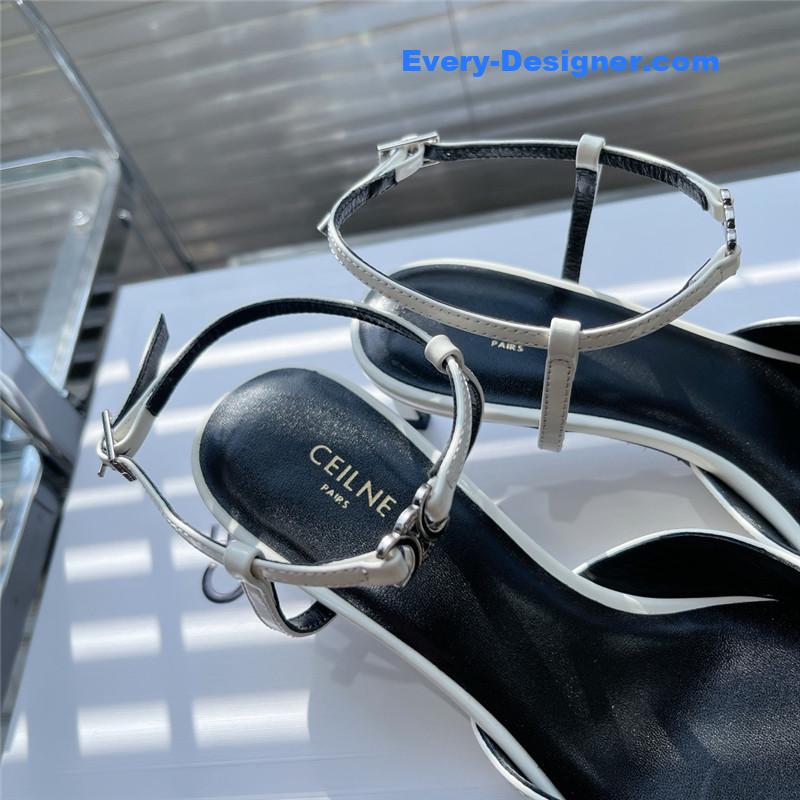 Ce1i*e new arc de triomphe pointed toe cat heel sandals