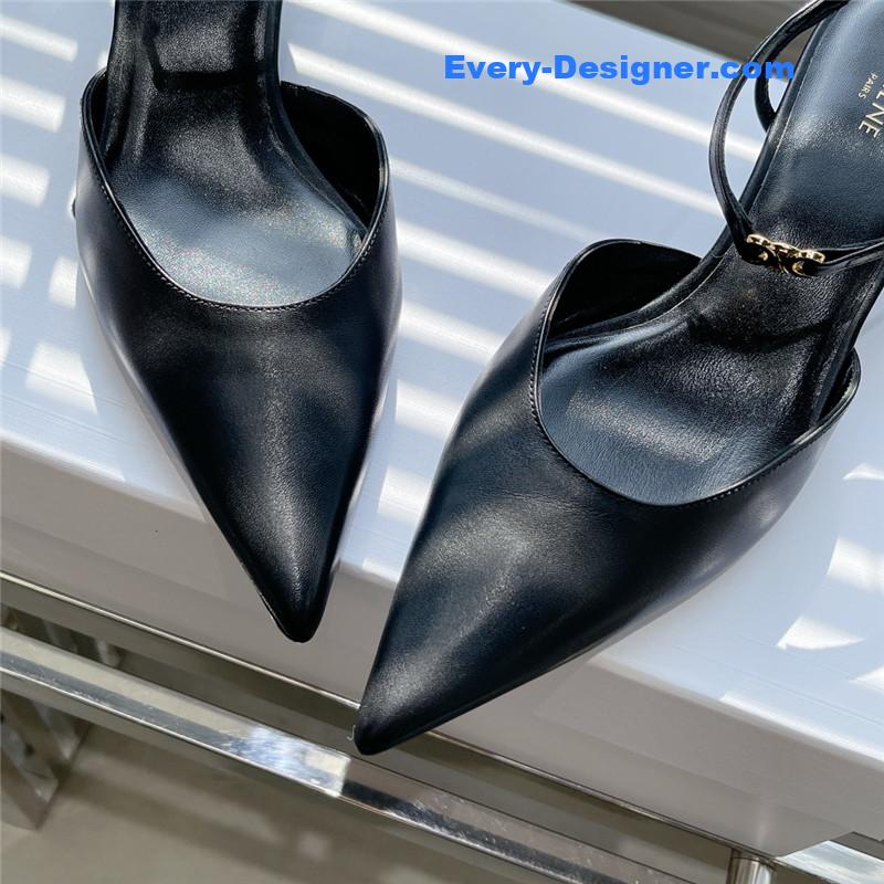 Ce1i*e new arc de triomphe pointed toe cat heel sandals