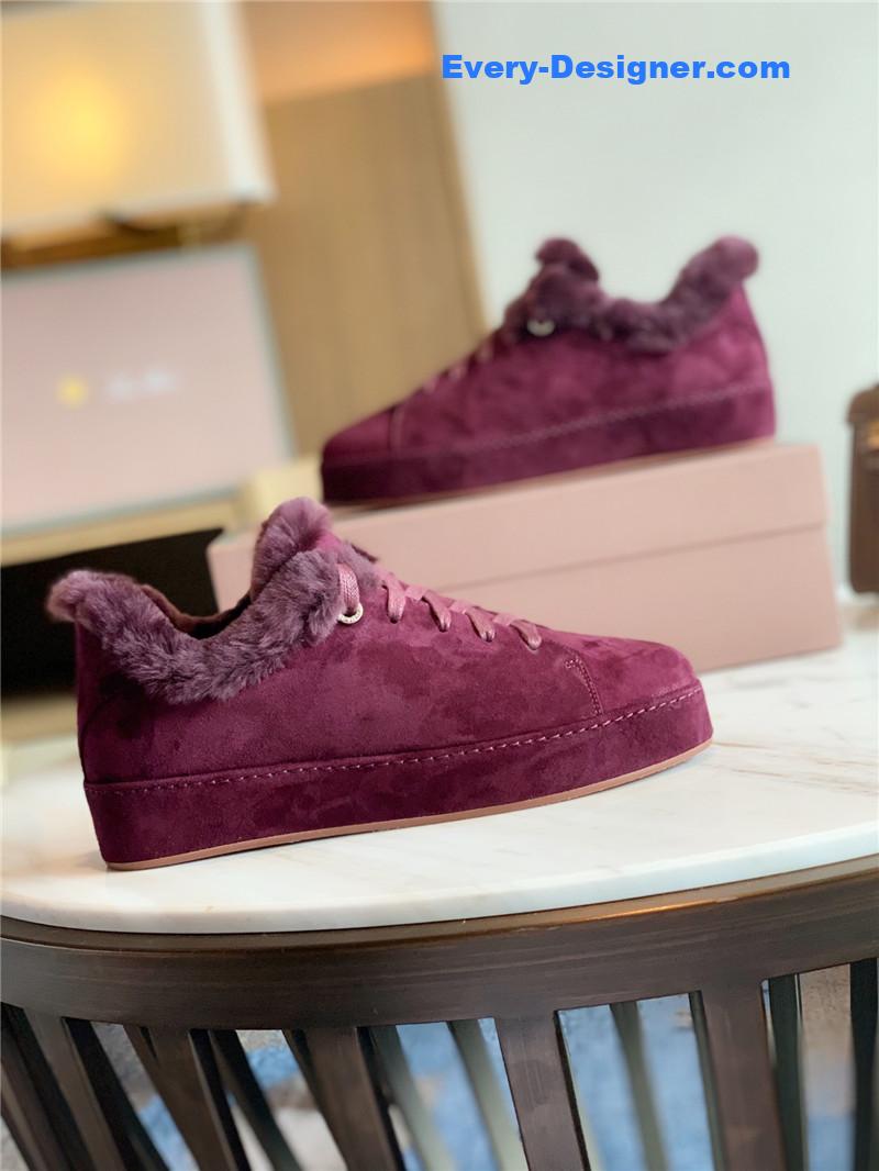 L0r0 P1ana cashmere retro casual shoes