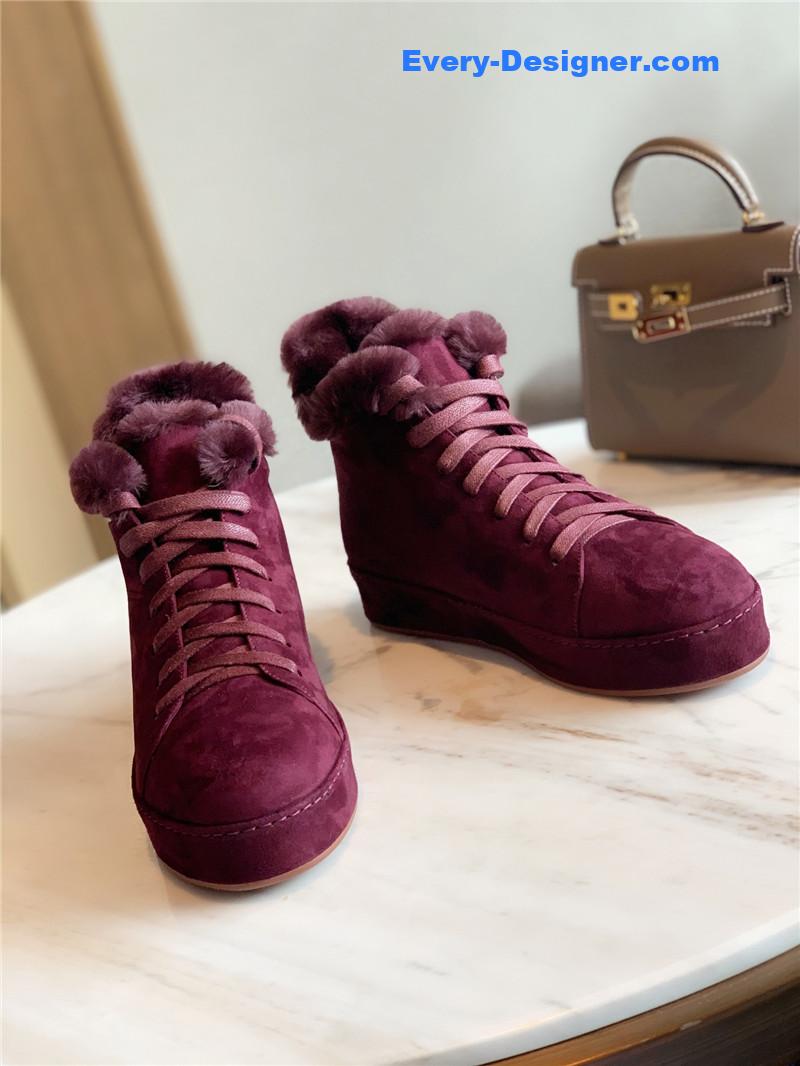 L0r0 P1ana cashmere retro casual shoes