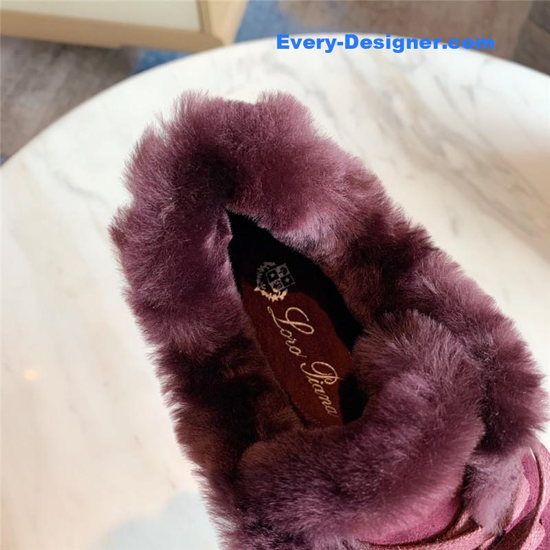 L0r0 P1ana cashmere retro casual shoes