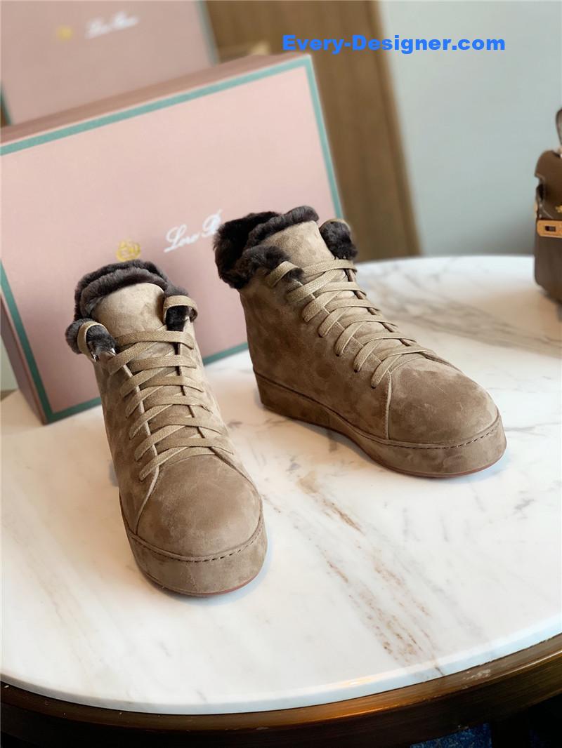 L0r0 P1ana cashmere retro casual shoes