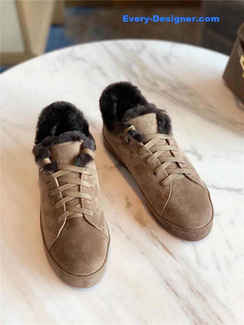 L0r0 P1ana cashmere retro casual shoes