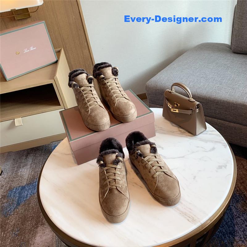 L0r0 P1ana cashmere retro casual shoes