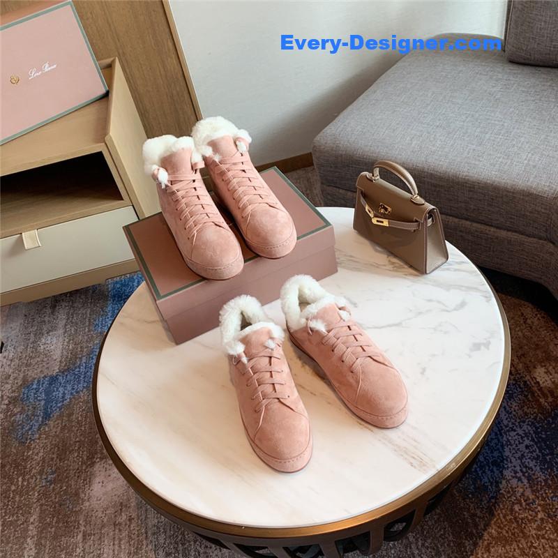 L0r0 P1ana cashmere retro casual shoes