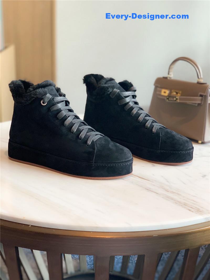 L0r0 P1ana cashmere retro casual shoes