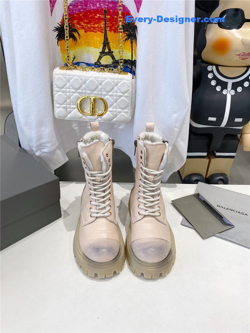 Ba1en*iaga new autumn and winter lace-up martin boots