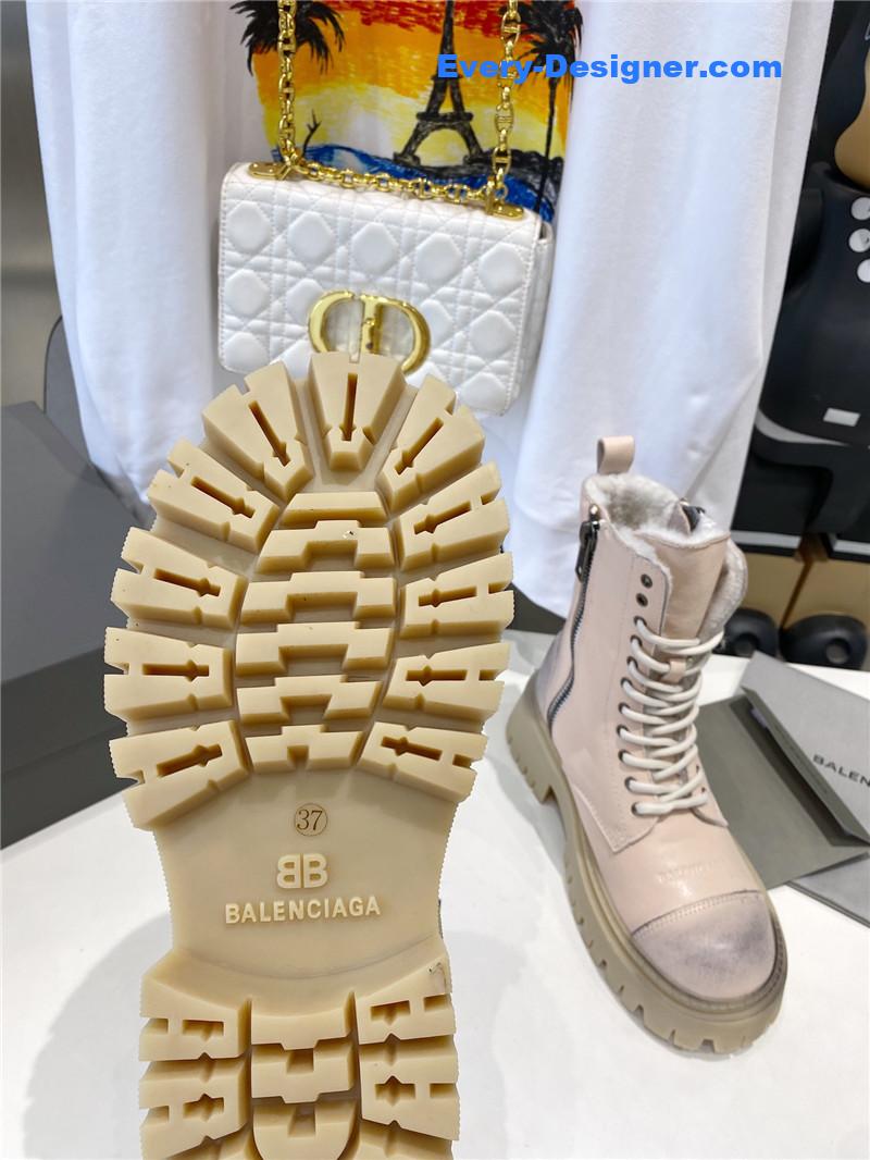 Ba1en*iaga new autumn and winter lace-up martin boots