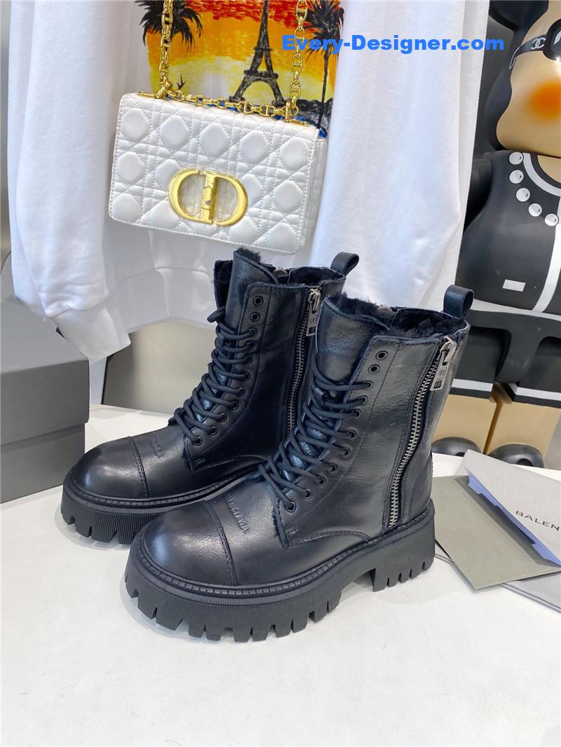 Ba1en*iaga new autumn and winter lace-up martin boots