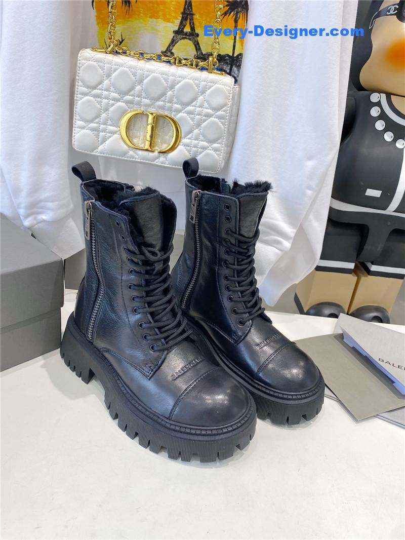 Ba1en*iaga new autumn and winter lace-up martin boots