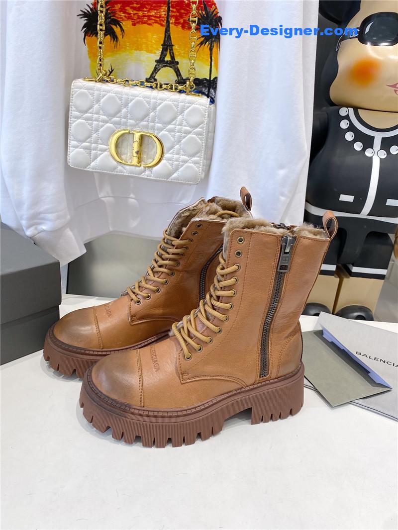 Ba1en*iaga new autumn and winter lace-up martin boots