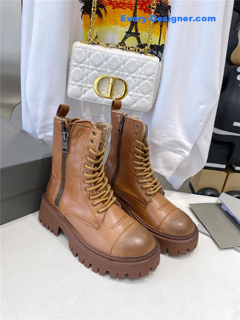 Ba1en*iaga new autumn and winter lace-up martin boots