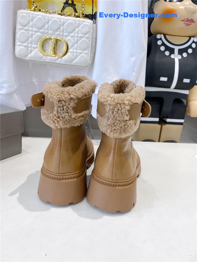 UGG Shearling Lace-Up Boots