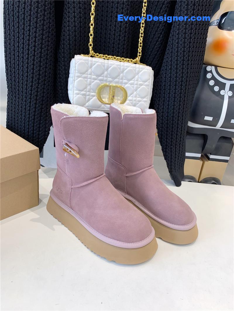 UGG new horn buckle snow boots