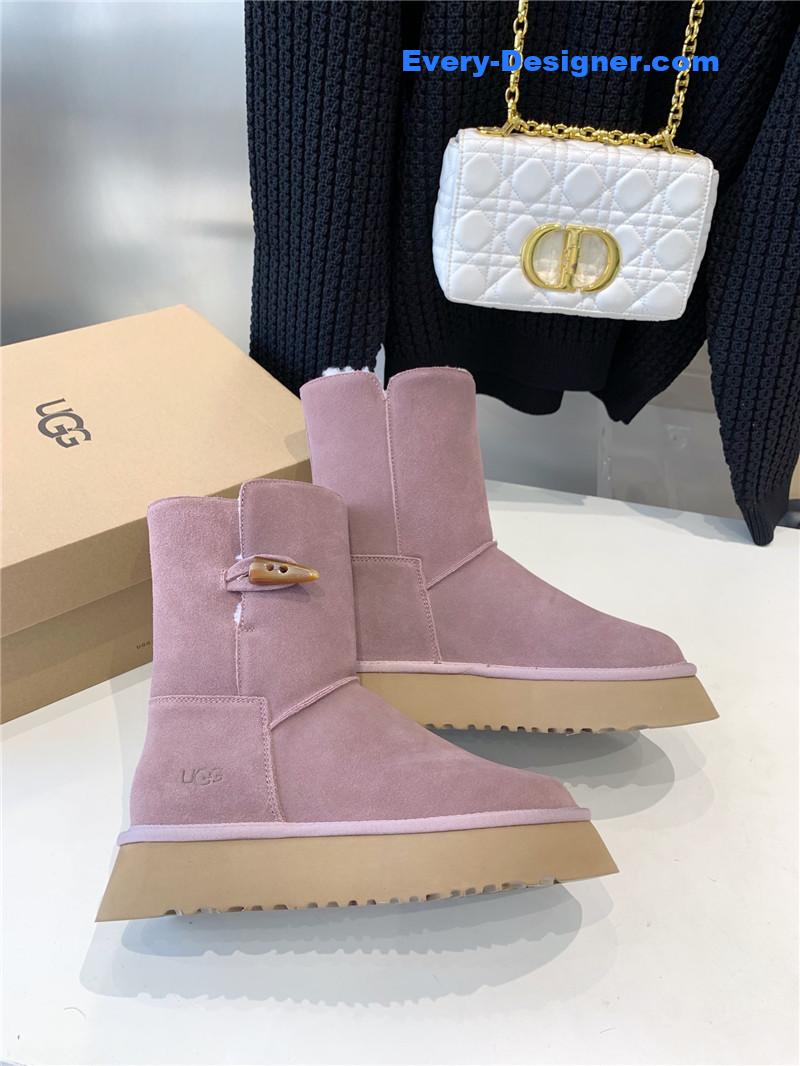 UGG new horn buckle snow boots